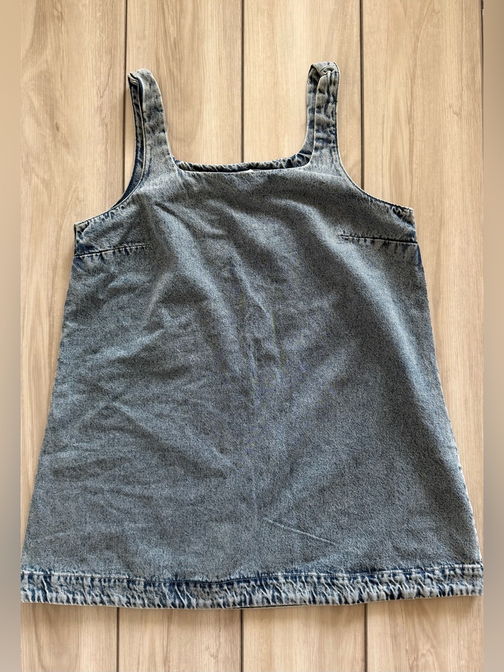 Divided Denim Sleeveless Mini Dress Blue Large NWT - Picture 5 of 7